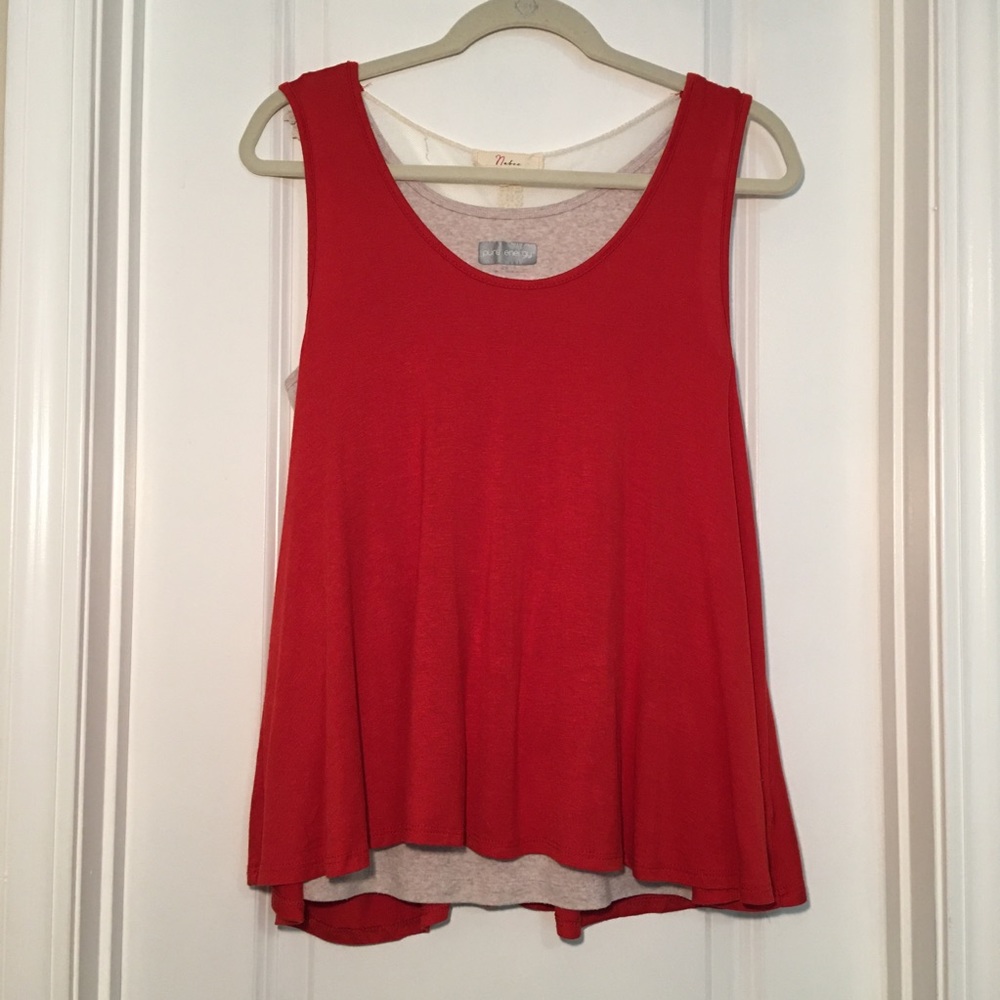 Beautiful Rust Colored Lace Top! - Picture 4 of 5